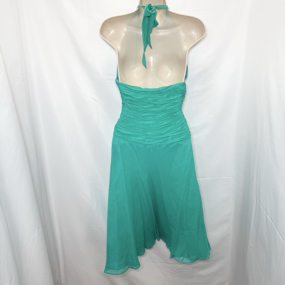 Cache Y2K Silk Halter Babydoll Dress 10 Hoco Party Fairy Mermaid Graduation - Picture 2 of 14